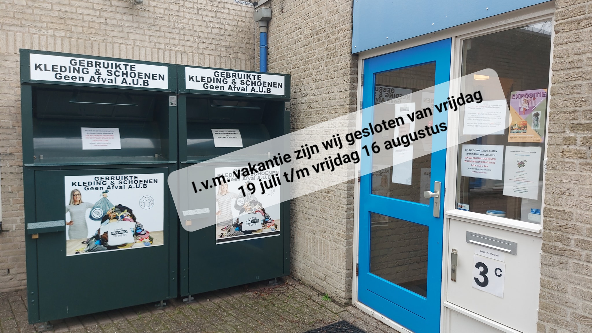 Zomervakantie Kledingbank